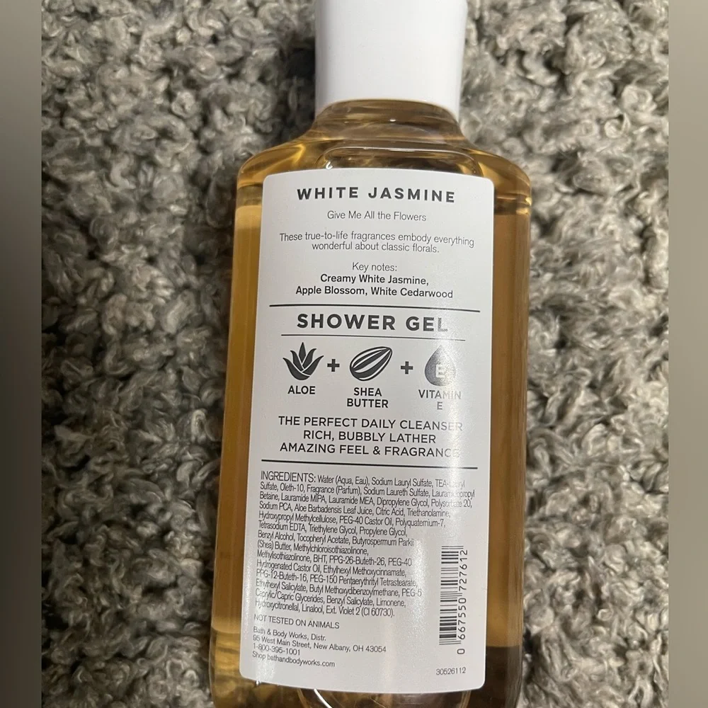 Bath & body works white jasmine shower gel
